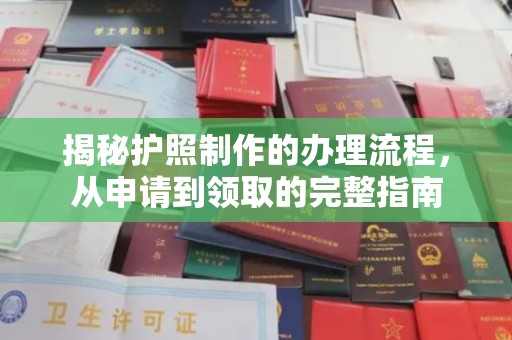 新荣揭秘护照制作的办理流程，从申请到领取的完整指南
