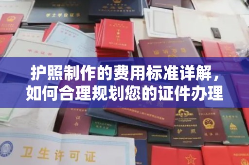 新荣护照制作的费用标准详解，如何合理规划您的证件办理预算