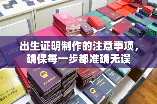 新荣出生证明制作的注意事项，确保每一步都准确无误