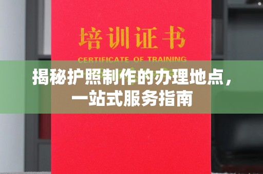 新荣揭秘护照制作的办理地点，一站式服务指南